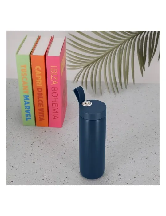 Bidon thermique personnalisé 500 ml Royan Matières : Synthétique Couleurs : jaune cadeau client original