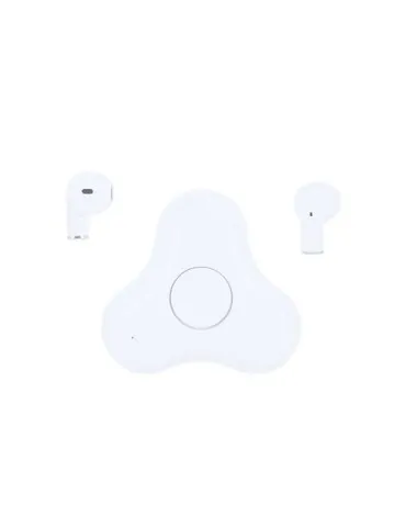 Écouteurs publicitaires écologiques Levin Couleurs : rouge