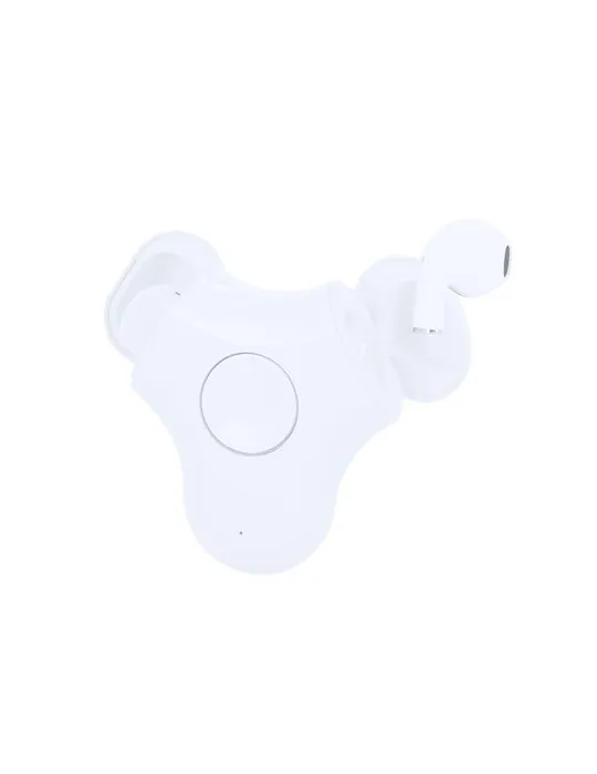 Écouteurs publicitaires écologiques Levin Couleurs : rouge cadeau entreprise pas cher