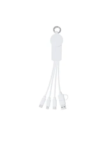 Câble de charge personnalisé écologique Krizia Couleurs : noir