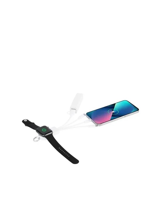 Câble de charge personnalisé écologique Krizia Couleurs : noir goodies publicitaire événementiel