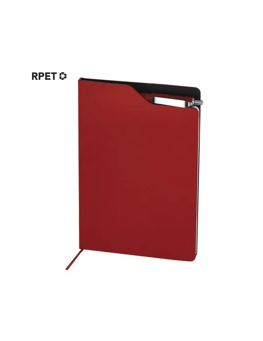 Bloc-notes publicitaire écologique Nuron Couleurs : blanc marquage laser ultra précis