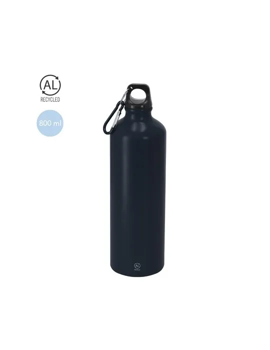 Bidon Publicitaire Écologique Glaxon Matières : acier inoxydable Couleurs : noir cadeau affaires élégant