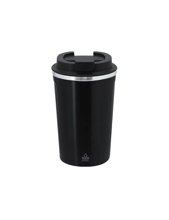 Verre publicitaire thermique Karnix Matières : bois Couleurs : bleu marine goodies publicitaire événementiel