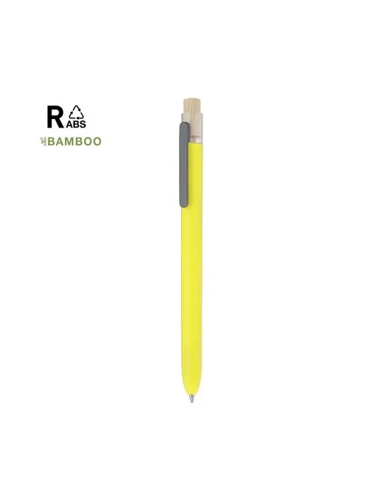 Stylo publicitaire écologique Pelnak Matières : bambou Couleurs : brun cadeau client original