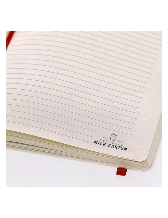 Bloc-notes publicitaire personnalisé Kejar Matières : polystyrène (PS) Couleurs : blanc objet publicitaire robuste