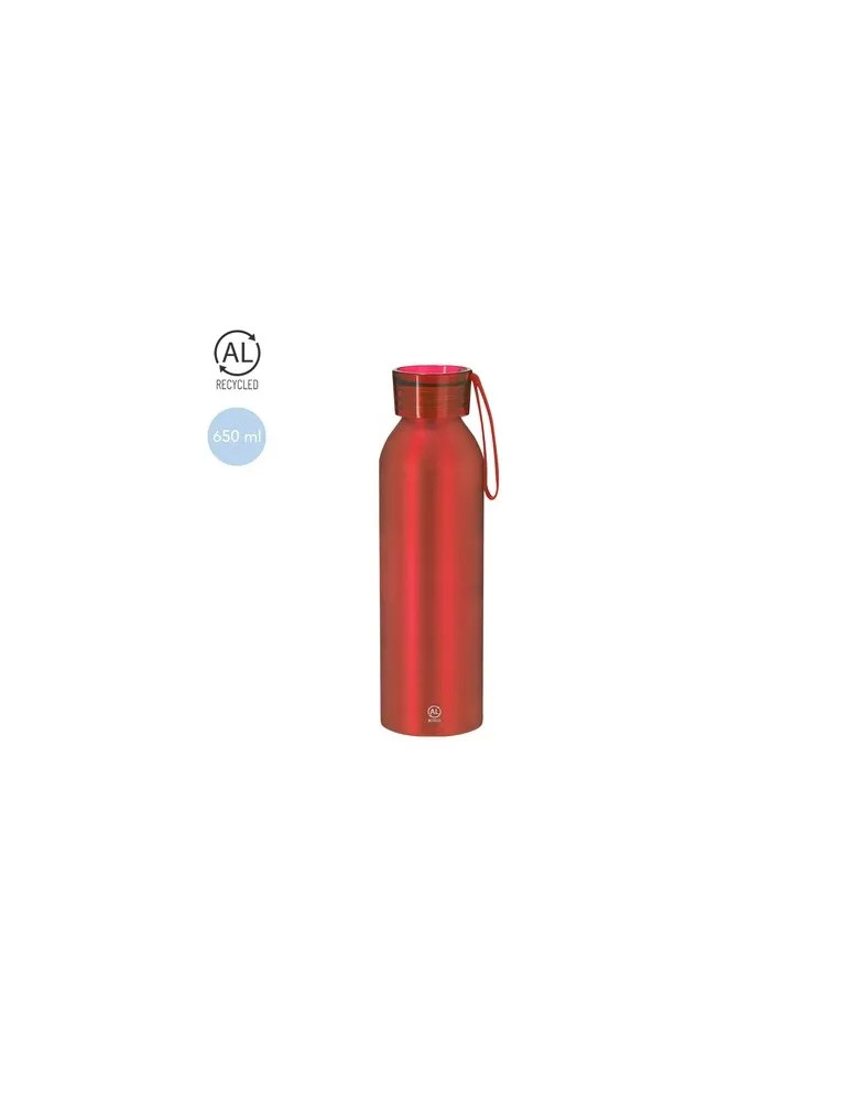 Bidon publicitaire écologique Nomar Matières : polyester Couleurs : rouge objet promotionnel éco-responsable