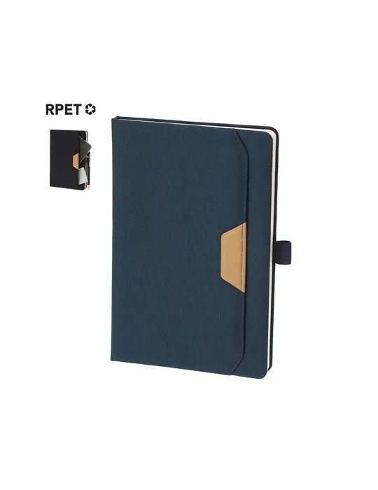 Bloc Notes Publicitaire Écologique Zarek Matières : acier inoxydable Couleurs : acier cadeau entreprise pas cher