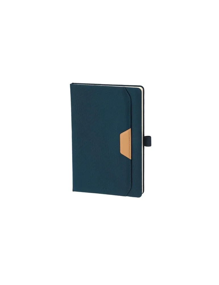 Bloc Notes Publicitaire Écologique Zarek Matières : acier inoxydable Couleurs : acier impression haute définition