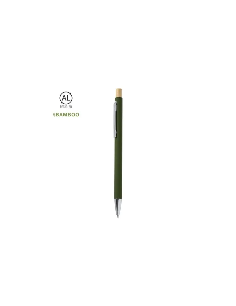 Stylo Publicitaire Écologique Kosif Matières : métal Couleurs : noir cadeau collaborateur premium