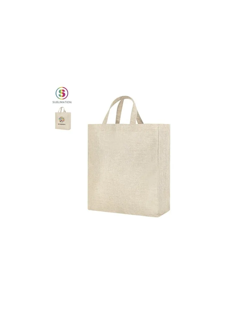 Sac publicitaire personnalisé Sublimation Myrena Matières : métal Couleurs : noir personnalisable avec votre logo