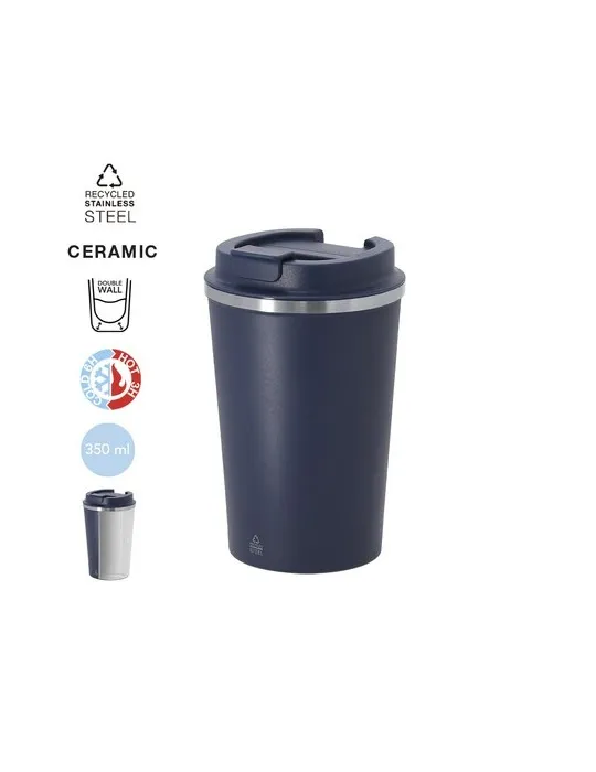 Verre publicitaire thermique Thira Matières : ABS Couleurs : rouge goodies publicitaire événementiel