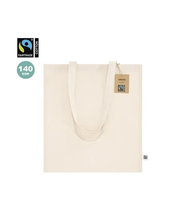 Sac publicitaire Fairtrade Ginter Matières : carton personnalisable avec votre logo