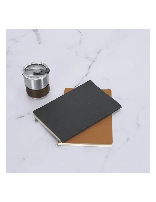 Cahier publicitaire personnalisé Atrex Matières : carton accessoire événementiel unique