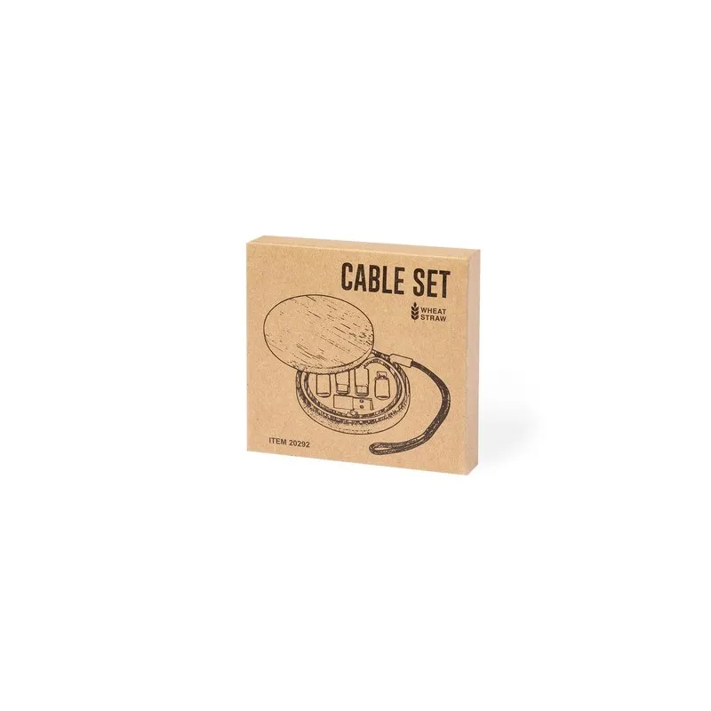 Câbles de Charge Écologiques Personnalisés - Chaconix Matières : polypropylène (PP) Couleurs : multicolore livraison express 24h