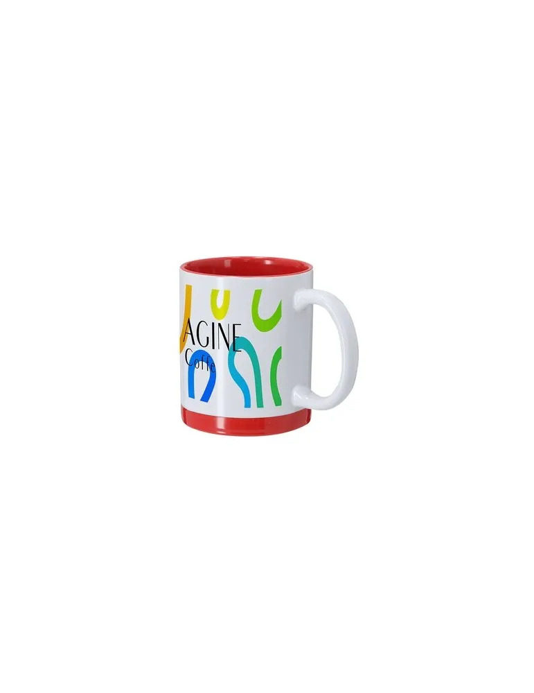 Tasse de Sublimation Personnalisée Rayar Couleurs : vert clair Matières : papier (FSC) objet publicitaire robuste
