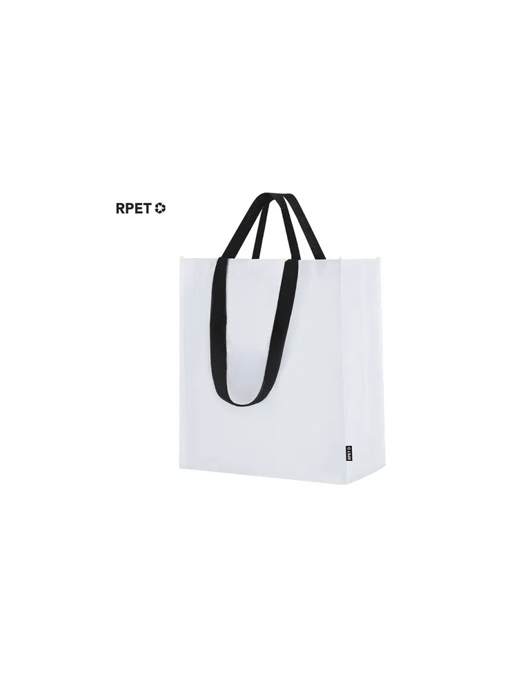 Sac Publicitaire Écologique Sayon Couleurs : noir Matières : papier (FSC) personnalisable avec votre logo