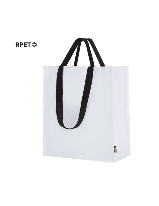 Sac Publicitaire Écologique Sayon Couleurs : noir Matières : papier (FSC) personnalisable avec votre logo