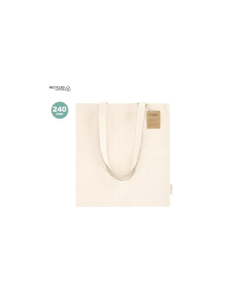 Sac publicitaire personnalisé Fintar Couleurs : vert clair Matières : papier (FSC) personnalisable avec votre logo