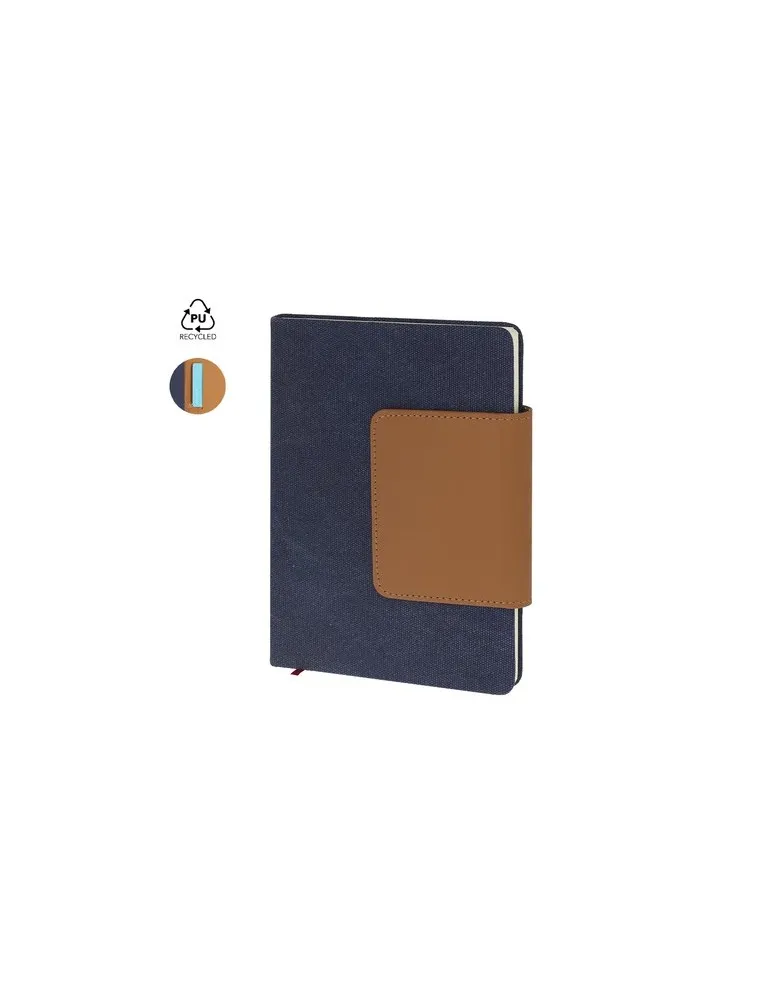 Bloc-notes publicitaire personnalisé Renak Couleurs : noir Matières : papier (FSC) marquage laser ultra précis