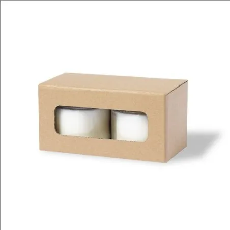 Set de Bougies Aromatiques Personnalisées Kesha Matières : polypropylène (PP) Couleurs : noir marquage laser ultra précis