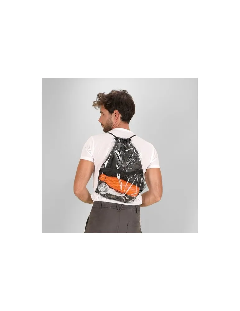 Sac à Dos Publicitaire Écologique Lamdy Couleurs : bleu Matières : papier (FSC) goodies publicitaire événementiel