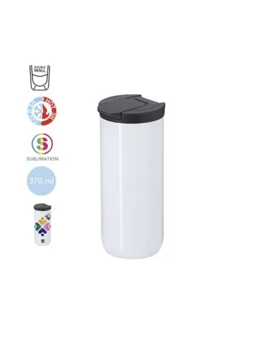 Verre Thermique Personnalisé de Sublimation Lyrena Couleurs : rouge Matières : papier (FSC) 2