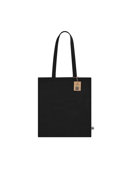 Sac Fairtrade publicitaire Jamal Matières : carton marquage laser ultra précis