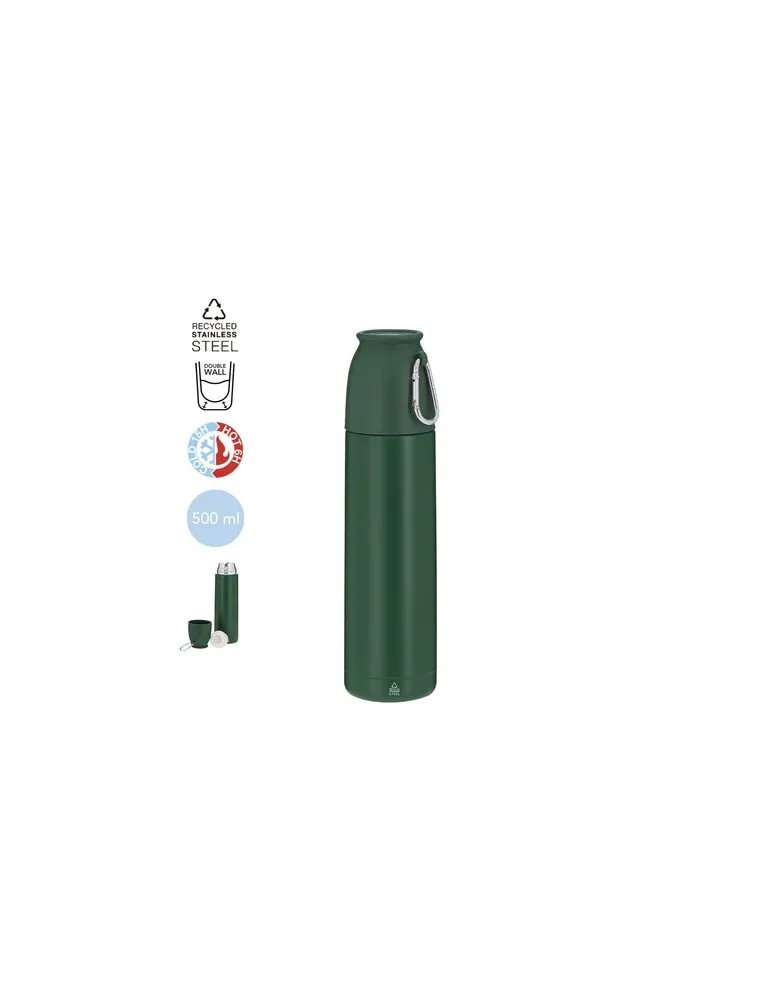 Thermo publicitaire écologique Clorin Matières : carton Couleurs : noir impression haute définition