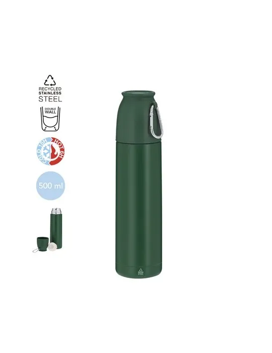 Thermo publicitaire écologique Clorin Matières : carton Couleurs : noir impression haute définition