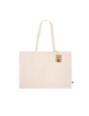 Sac Fairtrade publicitaire Kimich Matières : carton Couleurs : bleu