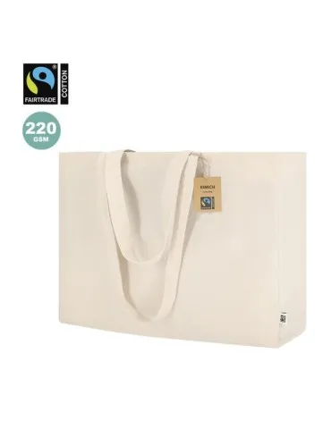 Sac Fairtrade publicitaire Kimich Matières : carton Couleurs : bleu 2