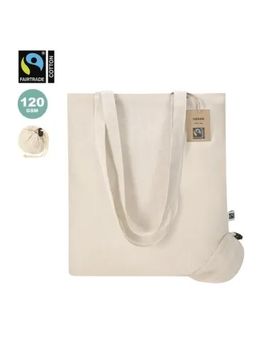 Sac Pliable Écologique Personnalisé Fairtrade Kieran Matières : carton Couleurs : noir 2
