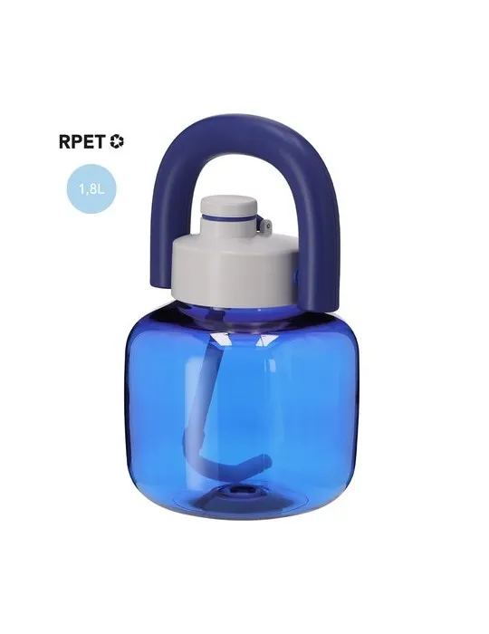 Bidon publicitaire écologique Heiza Matières : carton Couleurs : noir cadeau entreprise pas cher