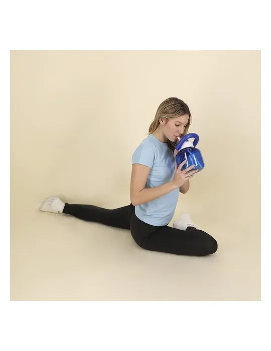 Bidon publicitaire écologique Heiza Matières : carton Couleurs : noir impression logo haute qualité