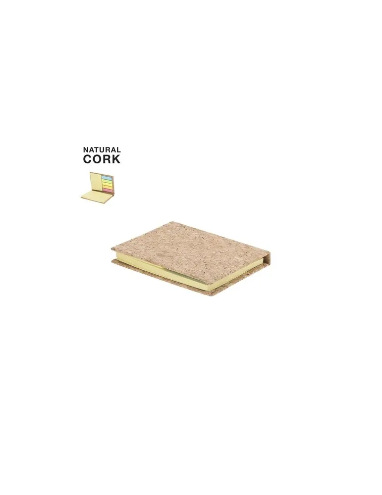 Bloc-notes publicitaire personnalisé Feron Couleurs : noir Matières : papier (FSC) personnalisable avec votre logo