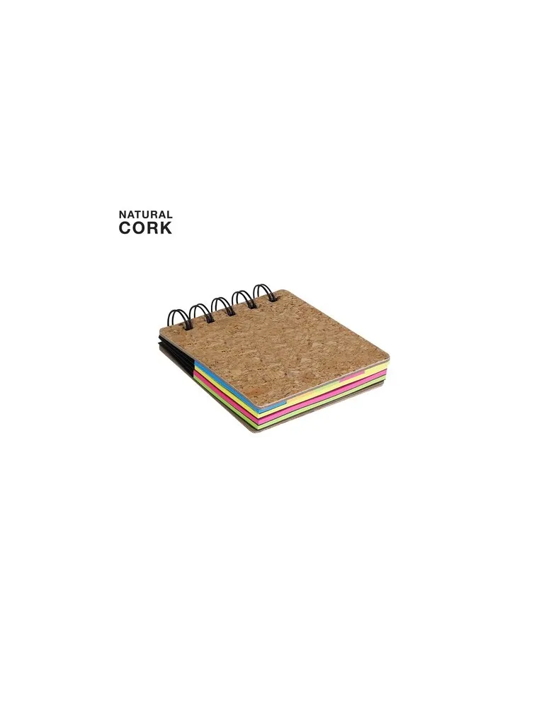 Bloc-notes publicitaire écologique Terny Couleurs : blanc Matières : papier (FSC) personnalisable avec votre logo