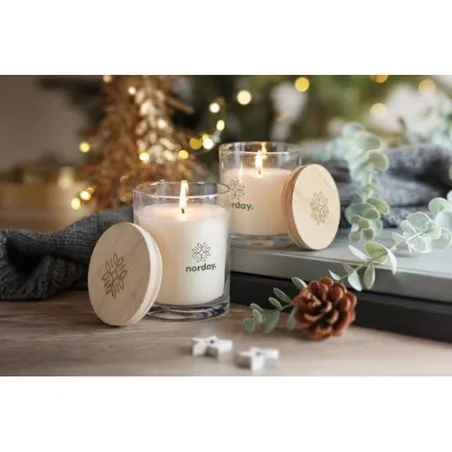 Bougie parfumée écologique à la vanille - ANCIENT HIGH Matières : coton Taille textile : XXL Couleurs : bleu aqua personnalisati