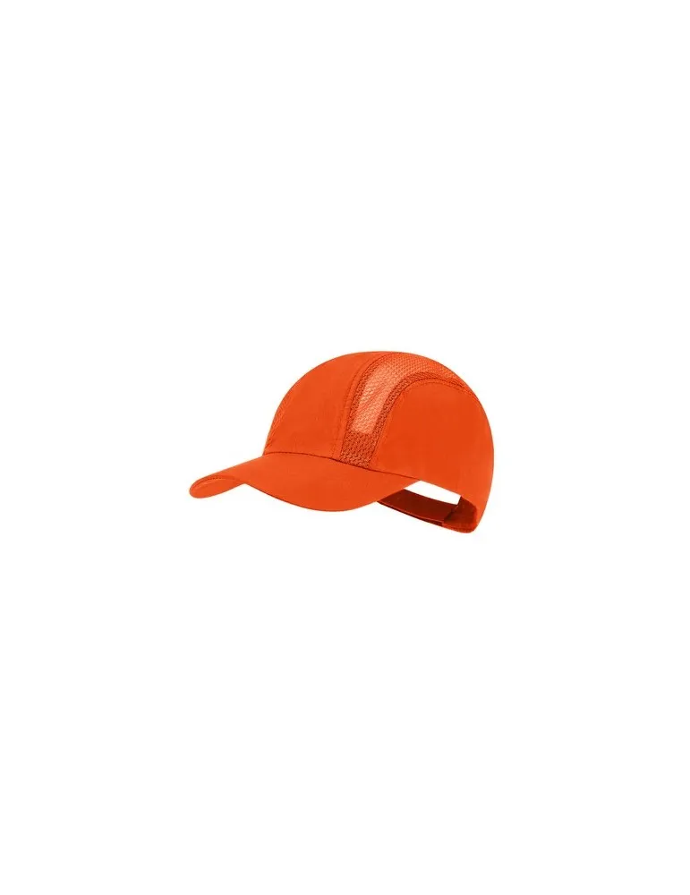Casquette Publicitaire Écologique Hakos Couleurs : orange Matières : papier (FSC) objet promotionnel éco-responsable