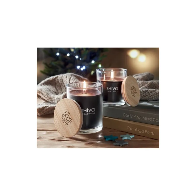 Bougie parfumée écologique à la vanille - ANCIENT HIGH Matières : coton Taille textile : M Couleurs : bleu royal impression logo