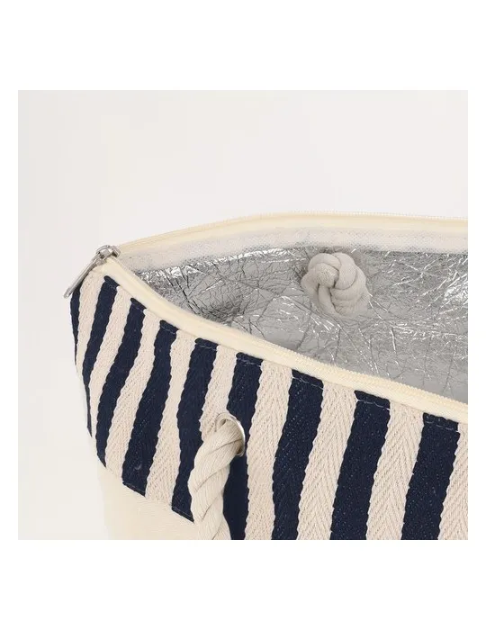 Sac Thermique Écologique Sumpter Matières : PET recyclé Taille textile : S Couleurs : gris personnalisation rapide en France