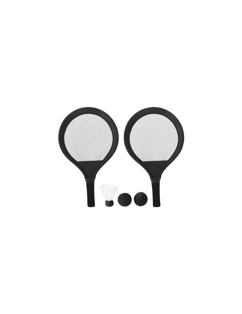 Set de jeu publicitaire personnalisé Babic Matières : tritan Couleurs : bleu marquage laser ultra précis