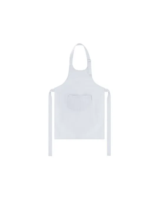 Tablier publicitaire personnalisé Jeizon Couleurs : blanc marquage couleur éclatante