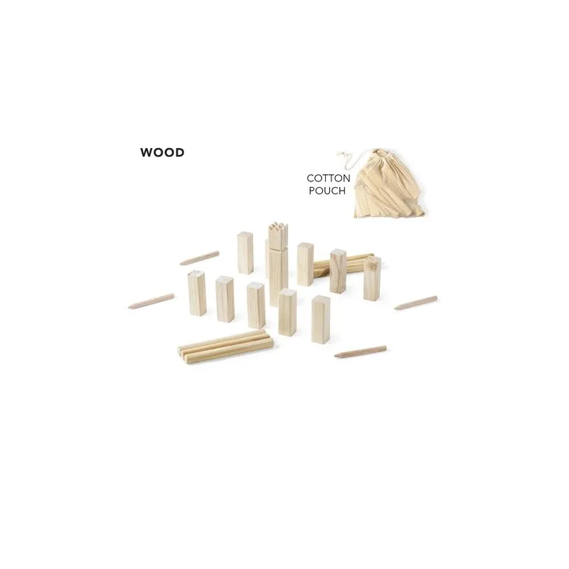 Jeu Kazama - Kubb en Bois Naturel