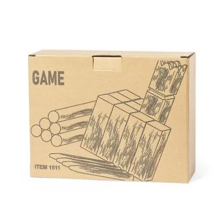 Jeu Kazama - Kubb en Bois Naturel