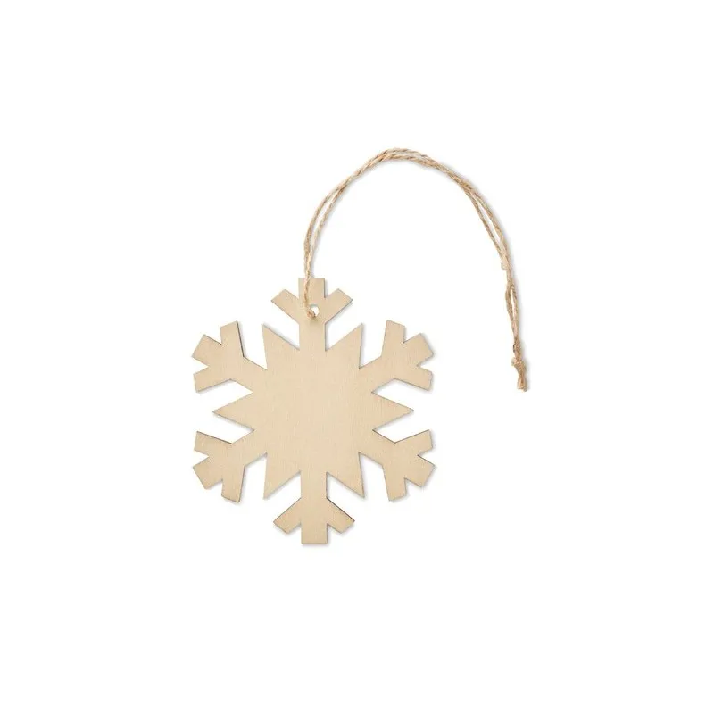 Décoration Flocon en Bois - Élégance et Originalité