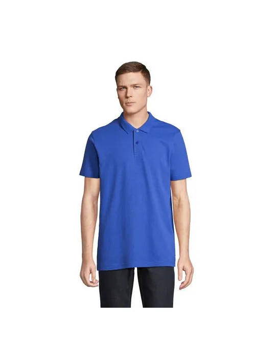 Polo unisexe personnalisé écologique PULSE marquage couleur éclatante