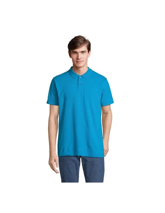 Polo unisexe personnalisé écologique PULSE personnalisation sur mesure