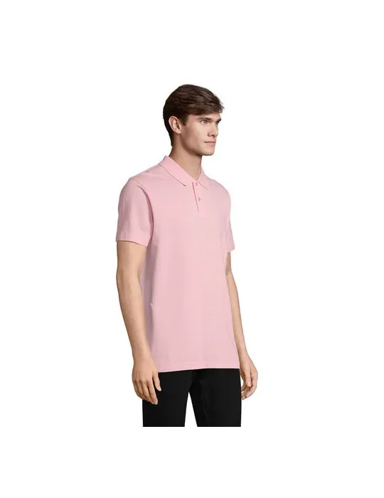 Polo unisexe personnalisé écologique PULSE objet promo petit budget