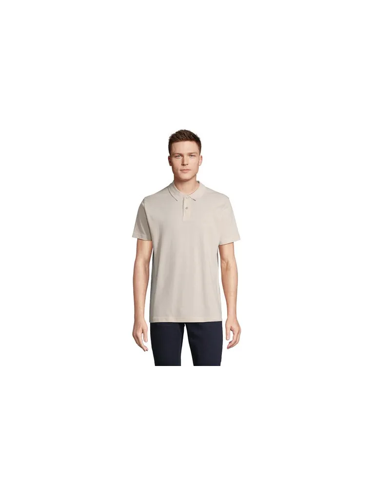 Polo unisexe personnalisé écologique PULSE marquage couleur éclatante